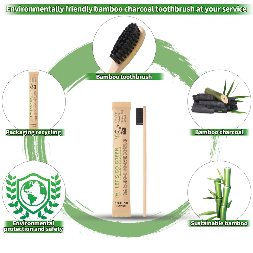 Recycled Kraft Packaging for Newday Bamboo Toothbrushes Black