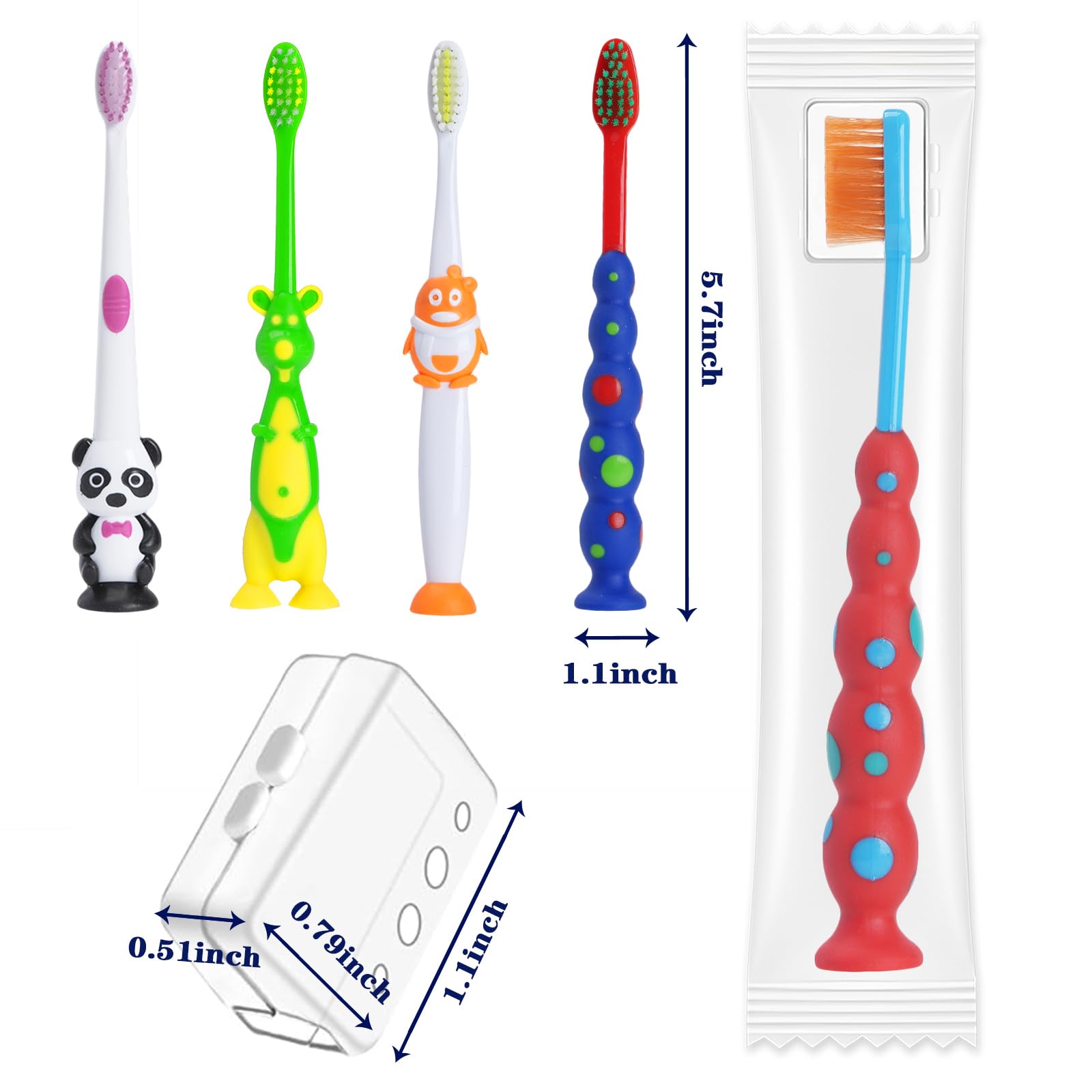 Penguin-design kids toothbrush from Newday set