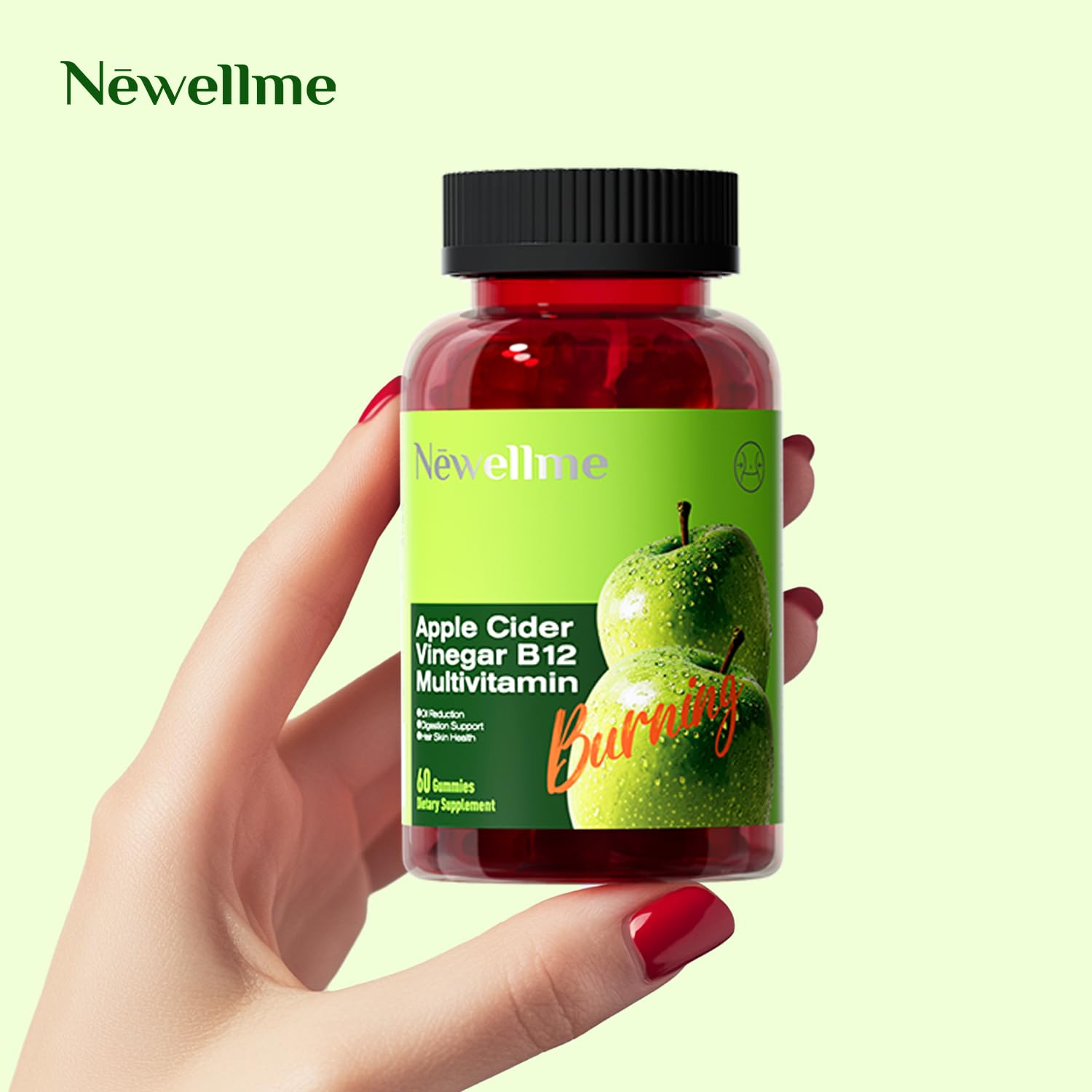 Non-GMO, vegan vitamin gummies by NEWELLME