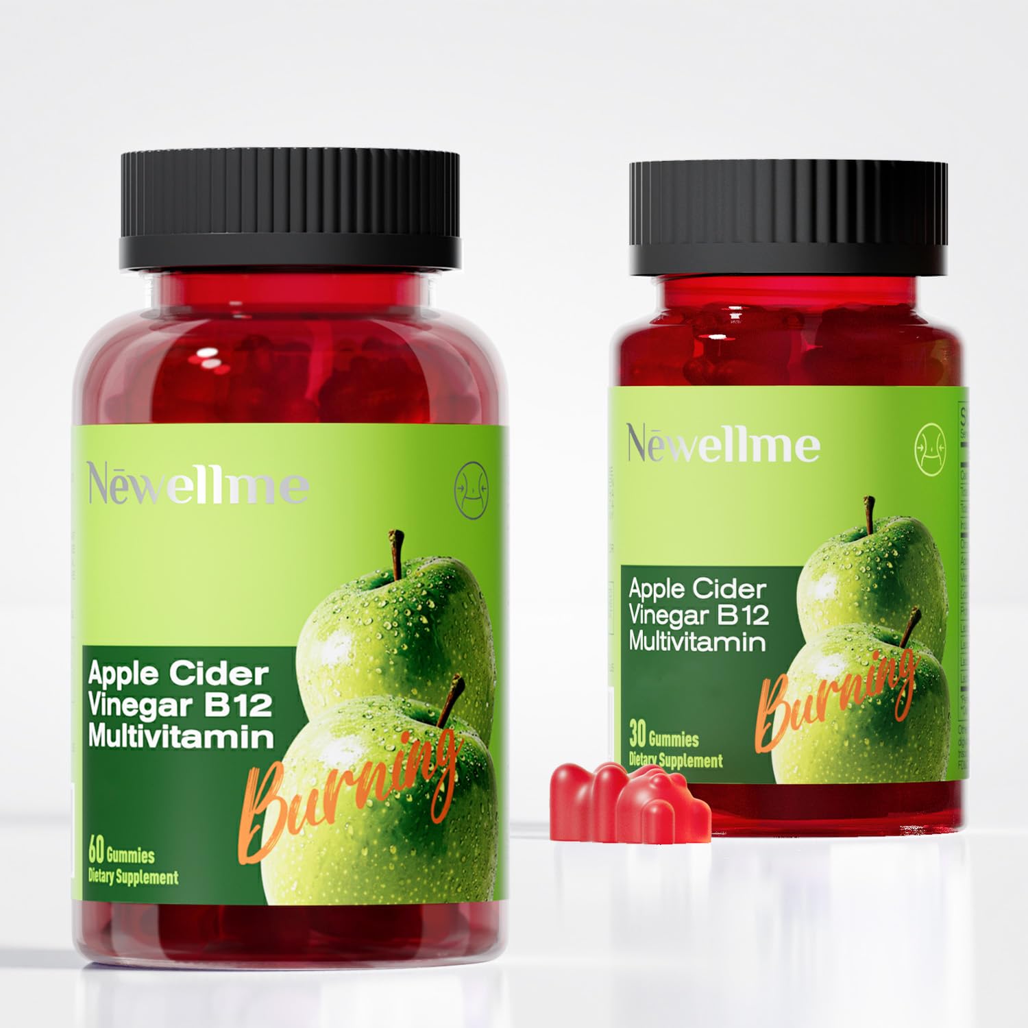 NEWELLME ACV Gummies with Apple Cider Vinegar and The Mother