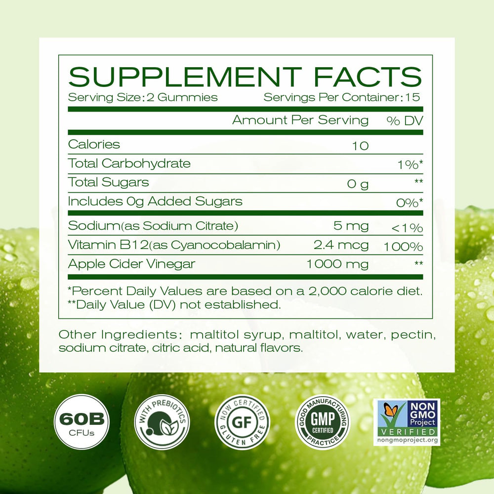 Plant-based, gelatin-free formula label