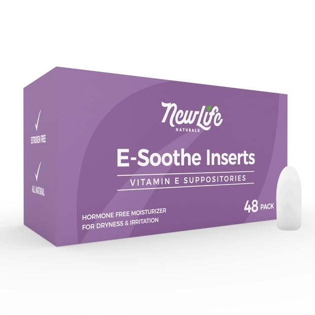 NewLife Naturals Vitamin E Suppositories packaging