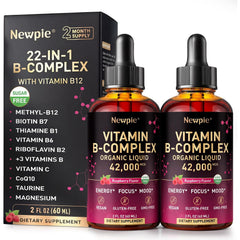Newpie front packaging showing bottle and two-pack value, benefits visible