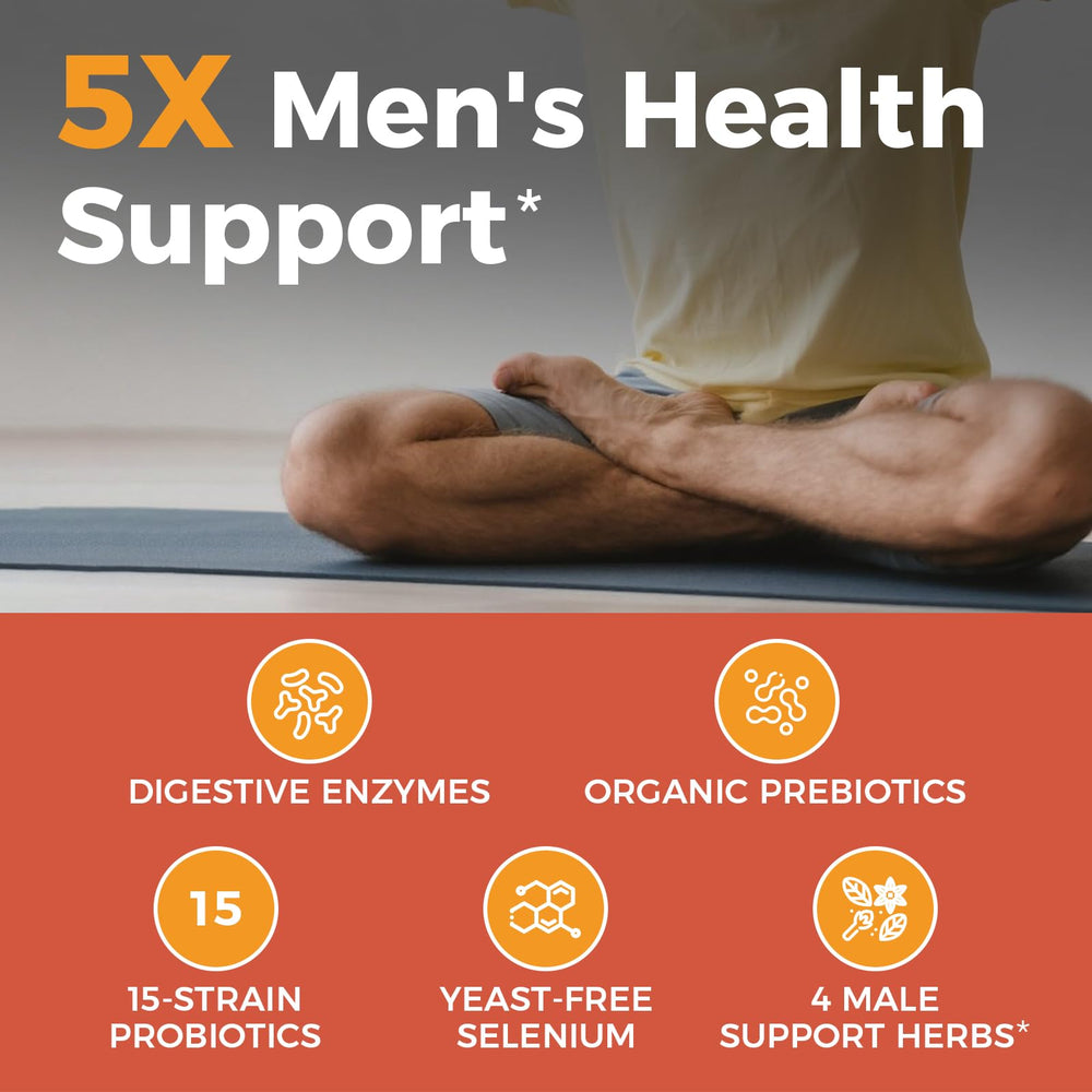 Selenium and male support herbs including saw palmetto