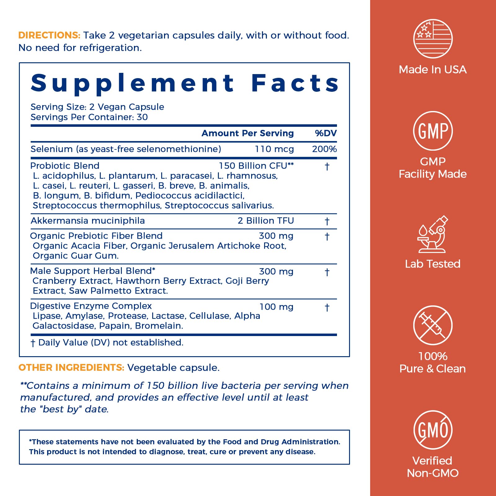 60 vegan capsules packaging