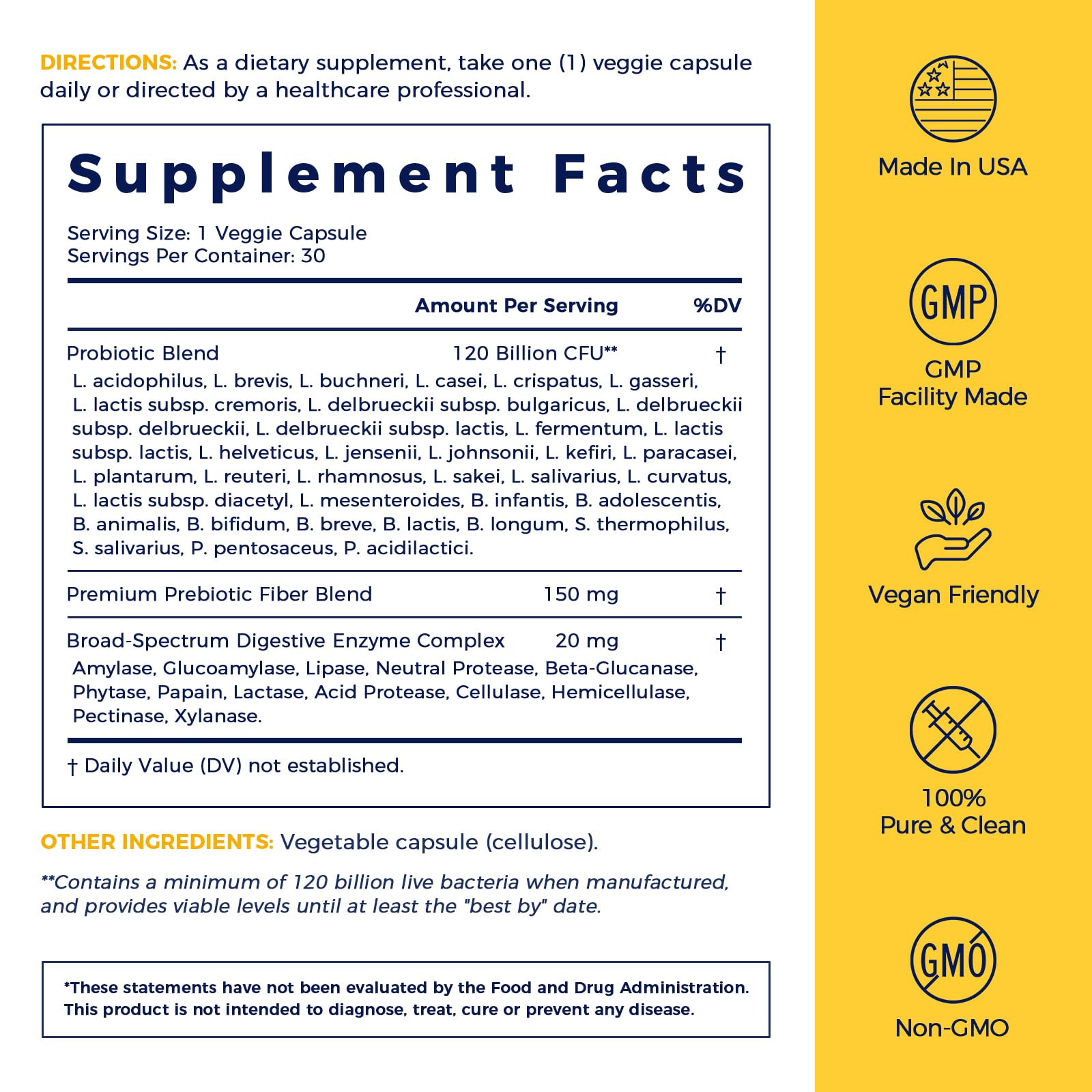 Packaging of NewRhythm Probiotics 60-count bottle