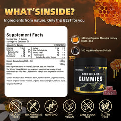 Overview of 85+ trace minerals in Shilajit gummies