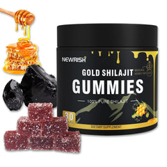 Hero image of Newrish Shilajit Gummies with Manuka Honey