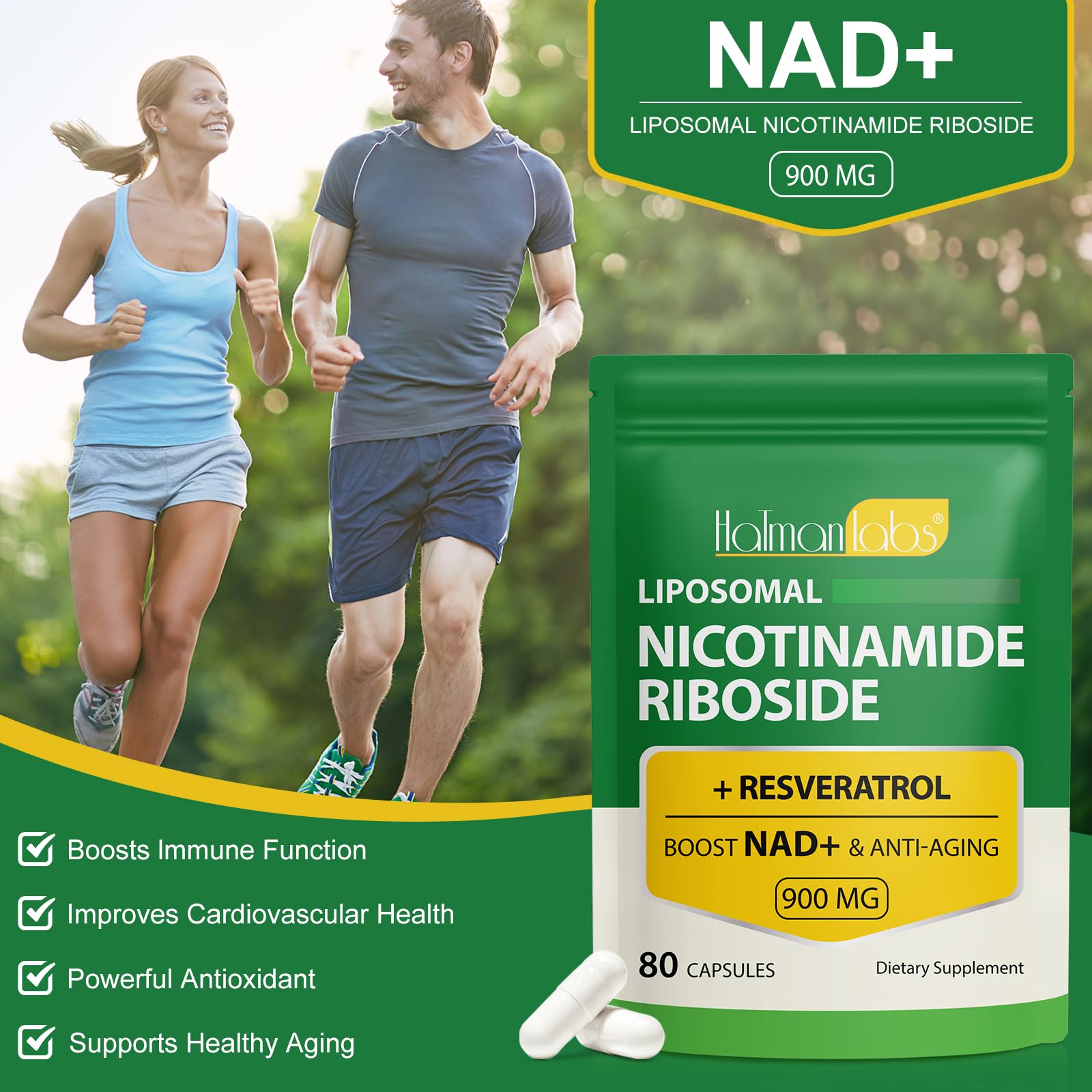 Supplement facts panel and ingredients