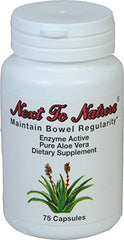 Next to Nature Aloe Vera capsules bottle for regularity