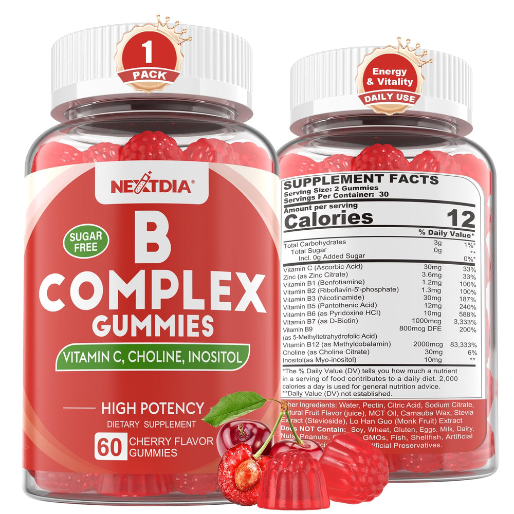 Nextdia front packaging showing bottle and label, highlights convenience
