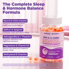 Nextdia nutrition label showing inositol ratio and methylated B vitamins