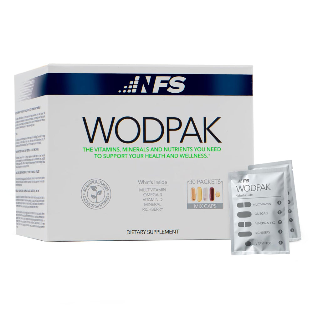 NF Sports WodPak Berry Soft-Gel Multivitamin bottle - 30 servings