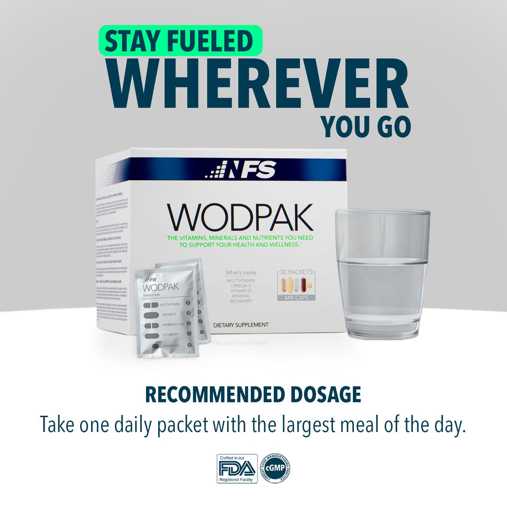 Active adults taking WodPak daily multivitamin during workout
