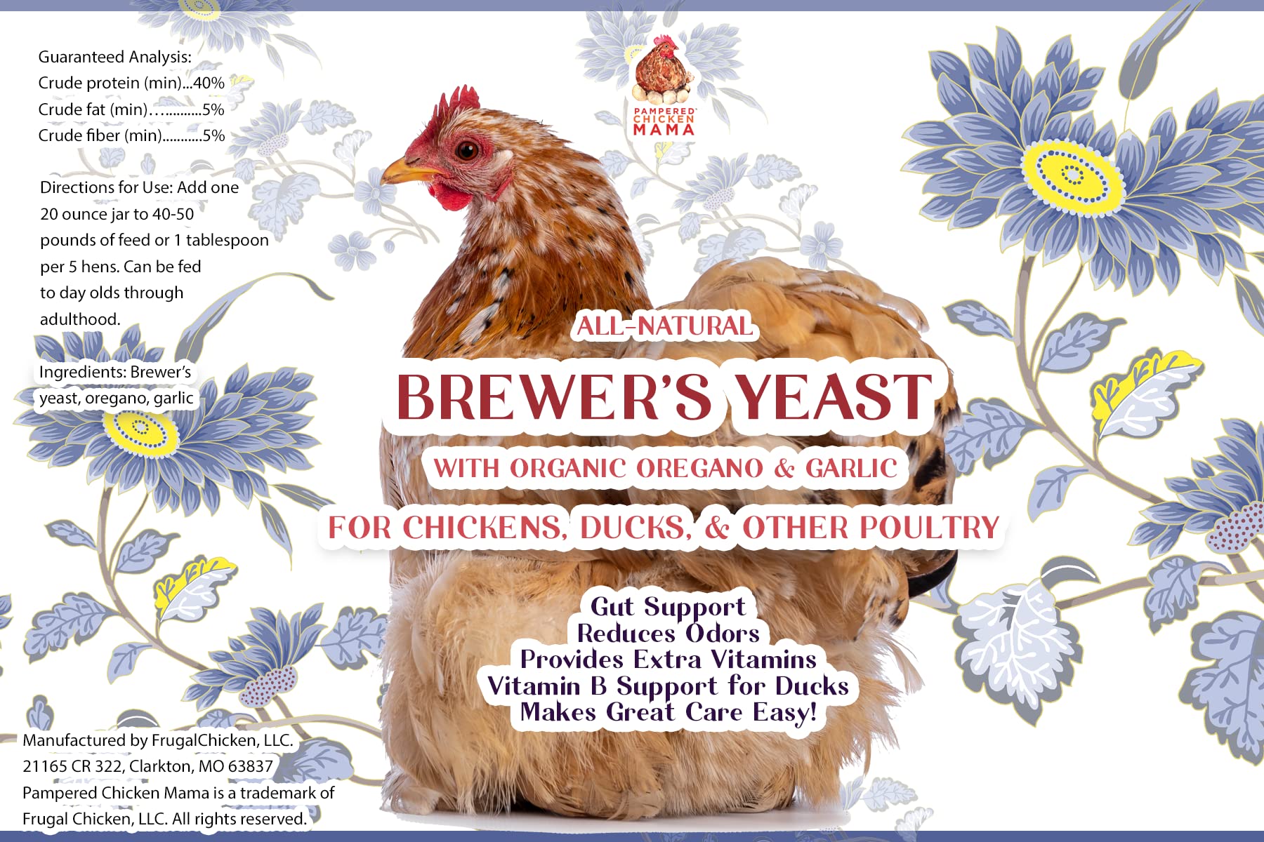 Niacin B3, B6, and B12 fortified poultry supplement