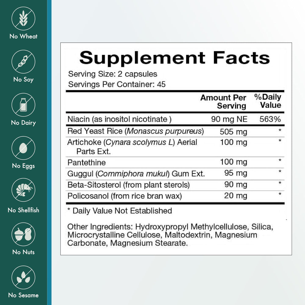 Niacin icon representing a key ingredient