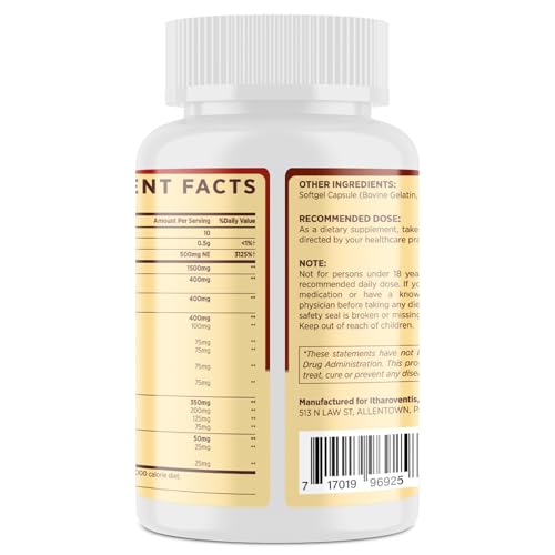 Niacin, red yeast rice, bergamot and omega-3 components in supplement