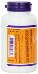 Nutrition facts label for Niacinamide 500mg capsules