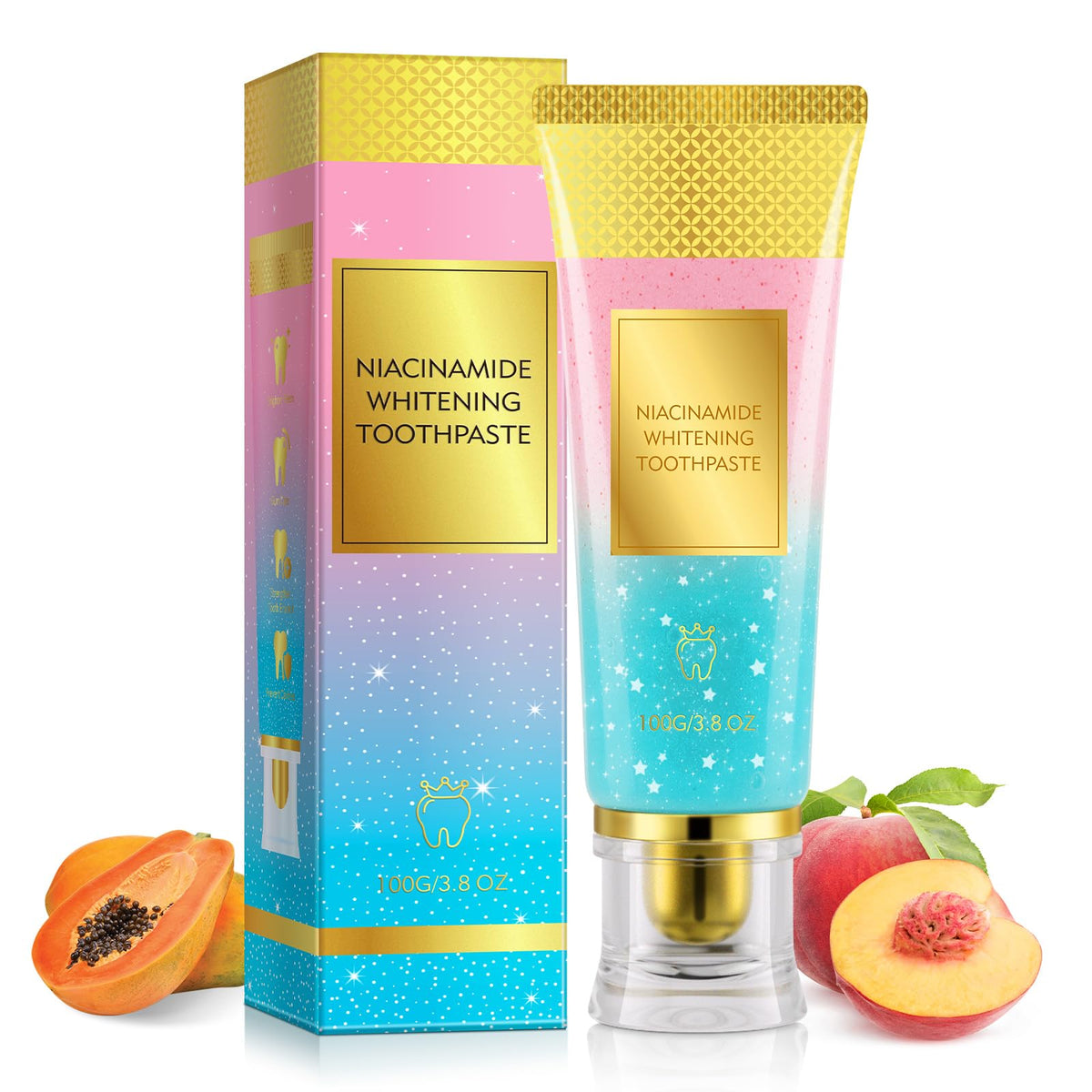 Packaging of Niacinamide Whitening Toothpaste