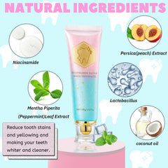 Mint freshness and brushing action concept