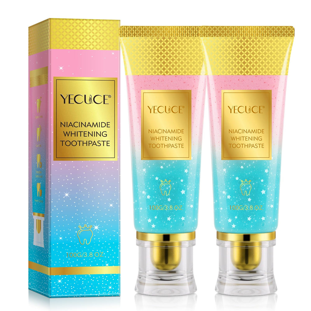 Front view of Niacinamide Whitening Toothpaste 2 Pack