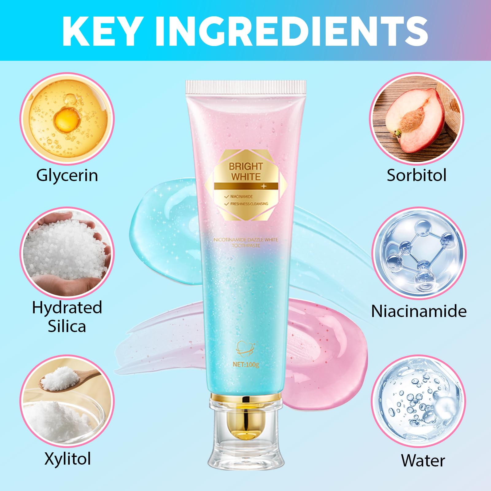 Niacinamide Whitening Toothpaste 2-pack packaging