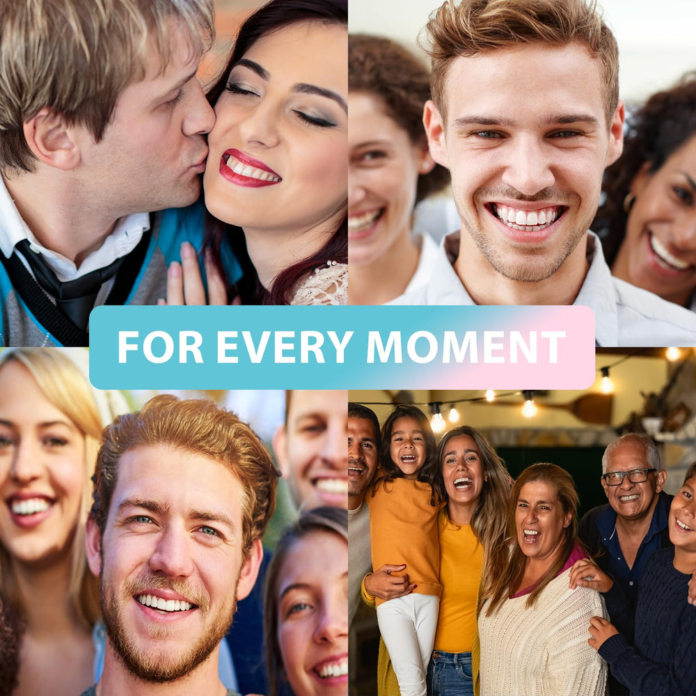 Peach flavor branding with mint accents