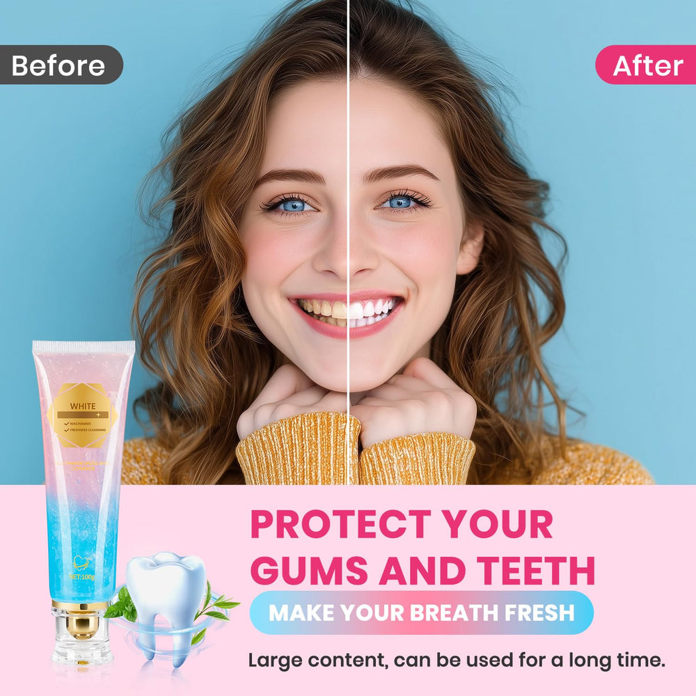 Packaging front view of Niacinamide Toothpaste