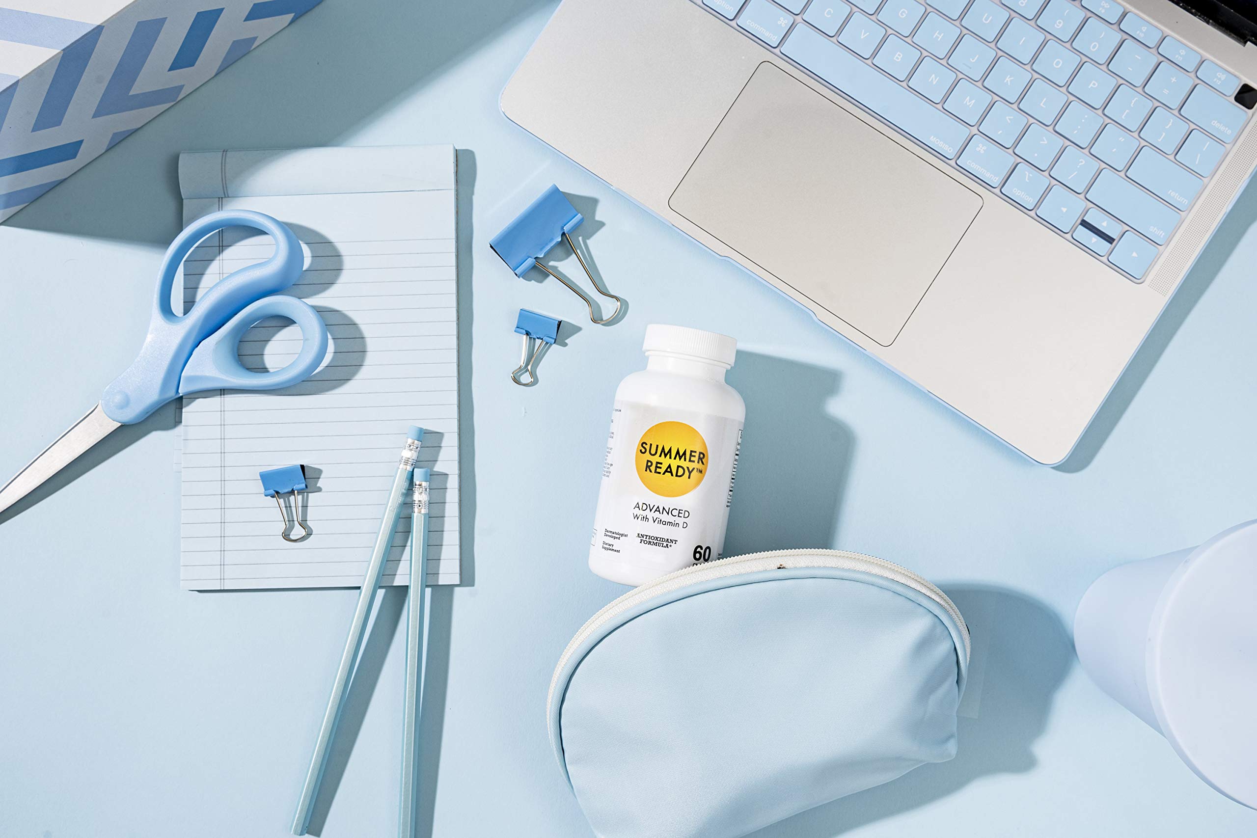 Capsules labeled Vitamin D3 5000IU and Niacinamide 500mg