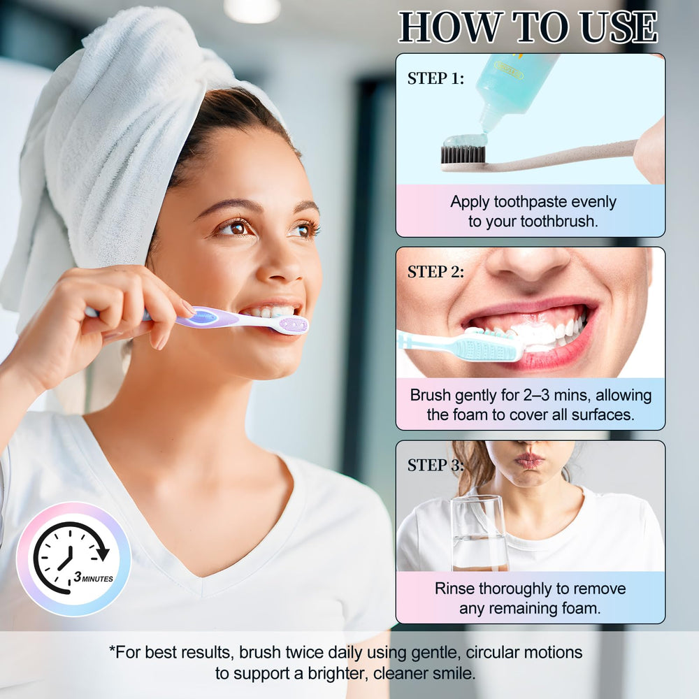 Concept image highlighting enamel health and fresh breath