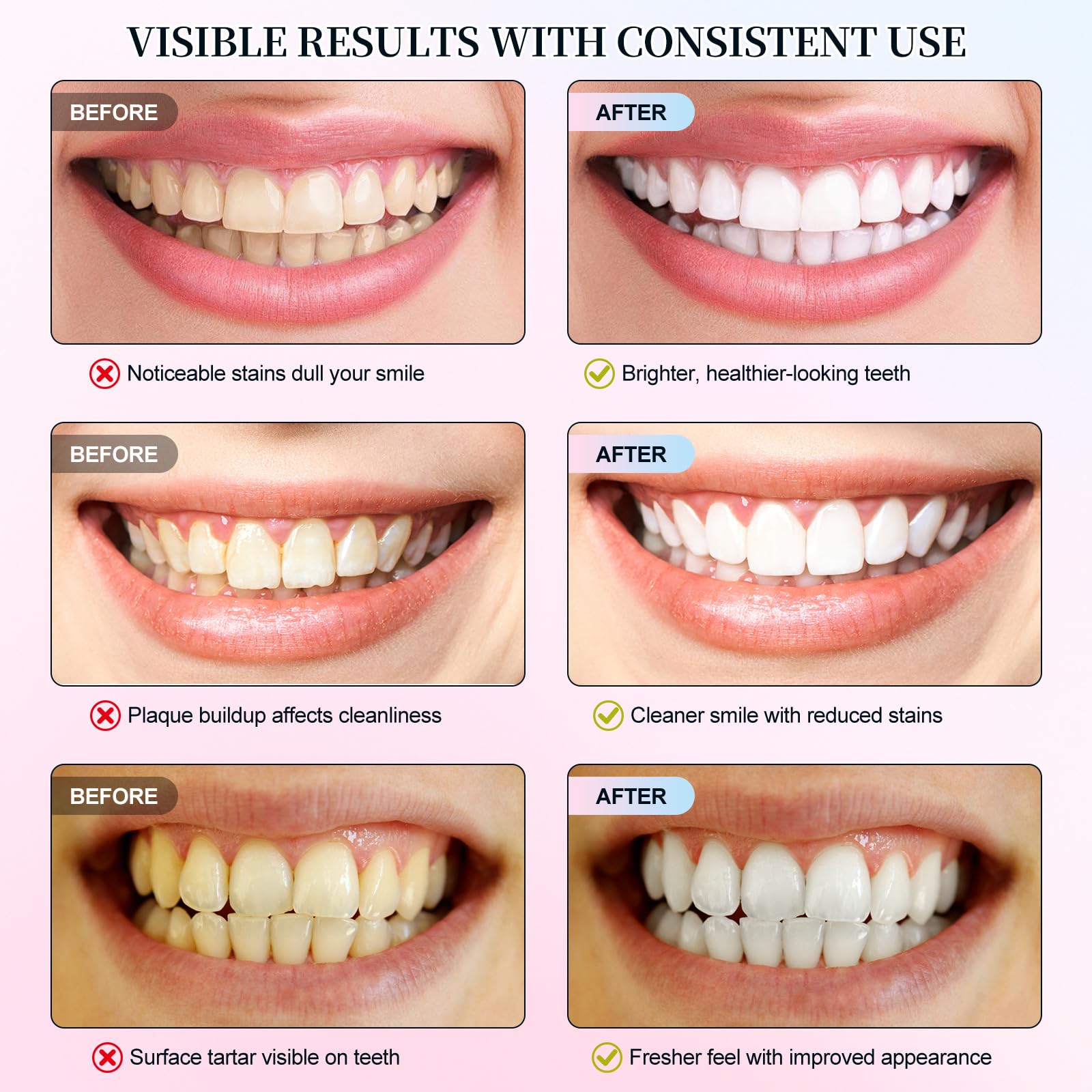 Niacinamide Whitening Toothpaste with peach-mint flavor branding