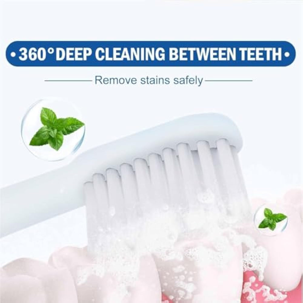 Smooth foam toothpaste texture for deep cleaning