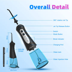 IPX7 waterproof design for durable use