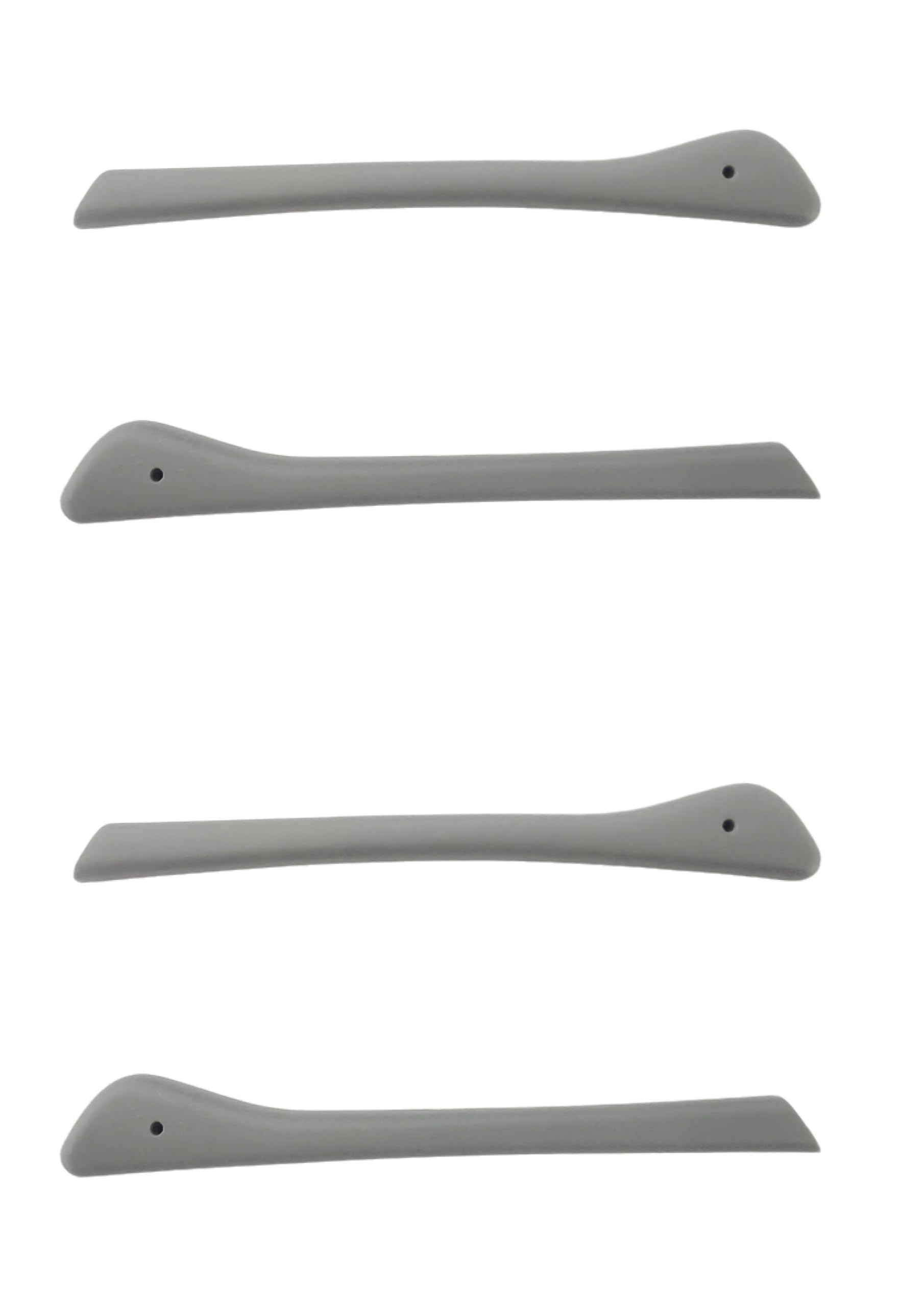 NicelyFit 2 Pairs Temple Ear Socks for Oakley Eyeglasses - Gray
