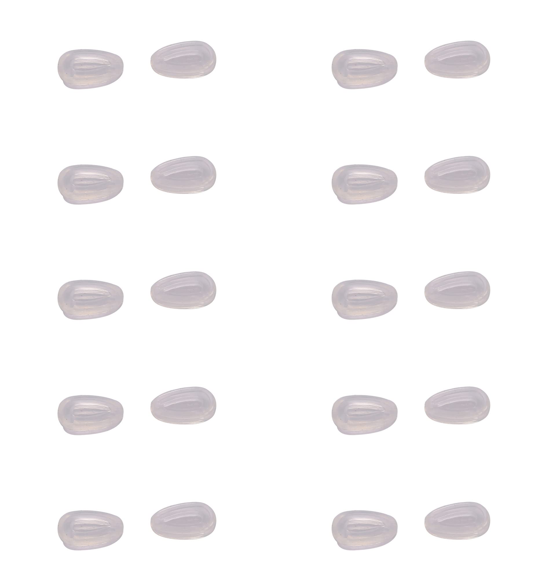 NicelyFit clear Oakley nose pads for Keel OX3122 and Tincan frames – 10-pack