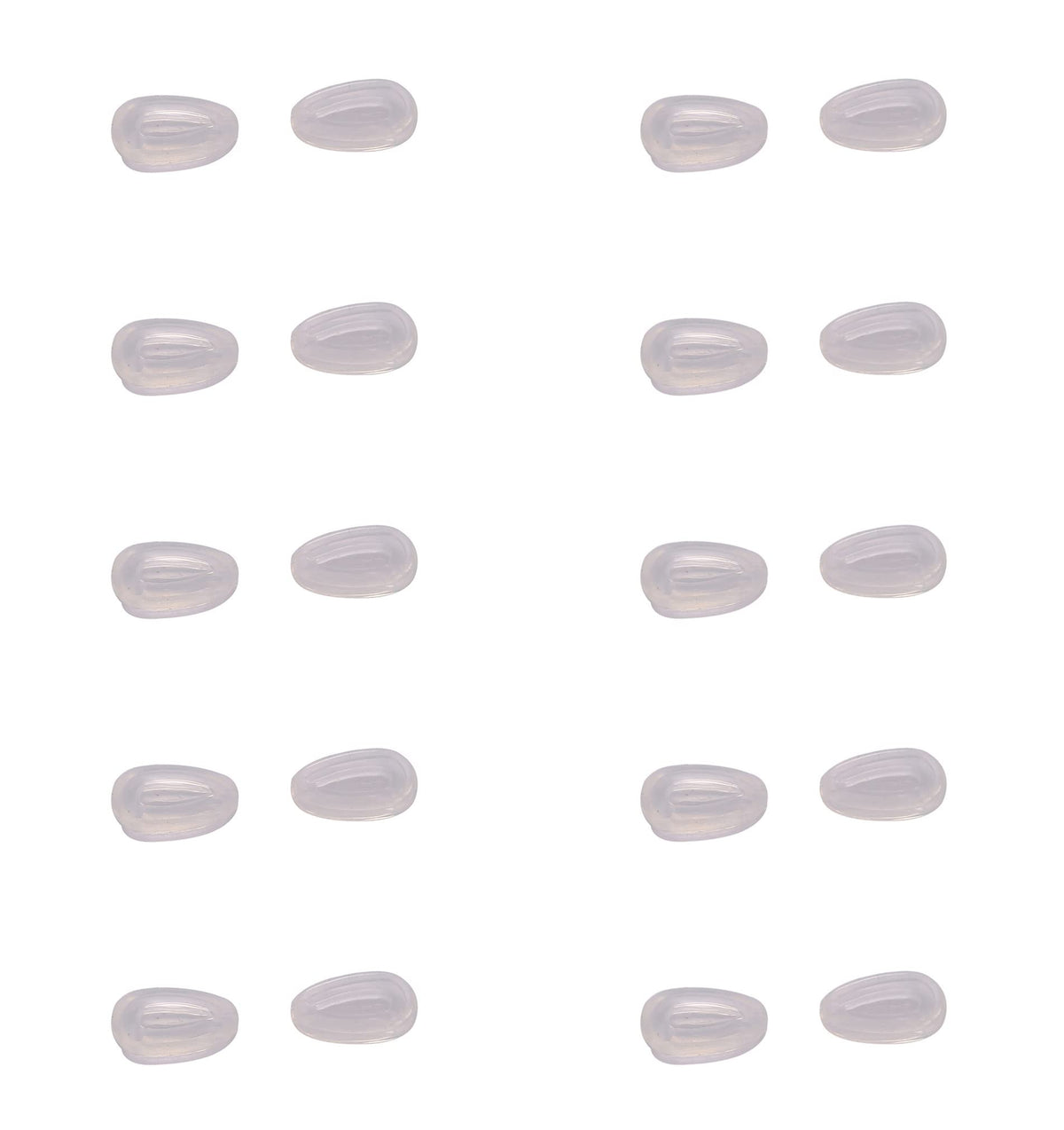NicelyFit clear Oakley nose pads for Keel OX3122 and Tincan frames – 10-pack