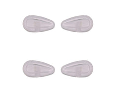 NicelyFit screw-in nose pads 15x7mm clear – pair 1