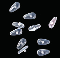 Screw-in nose pad attachment point for Oakley frames