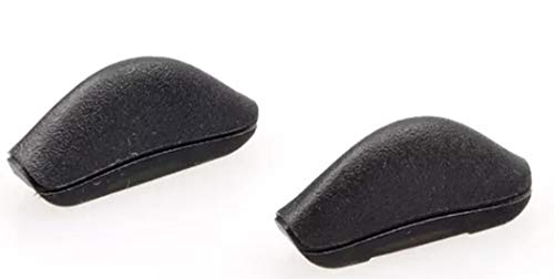 NicelyFit replacement kit components: temple socks and nose pads for Oakley Crosslink frames in blue