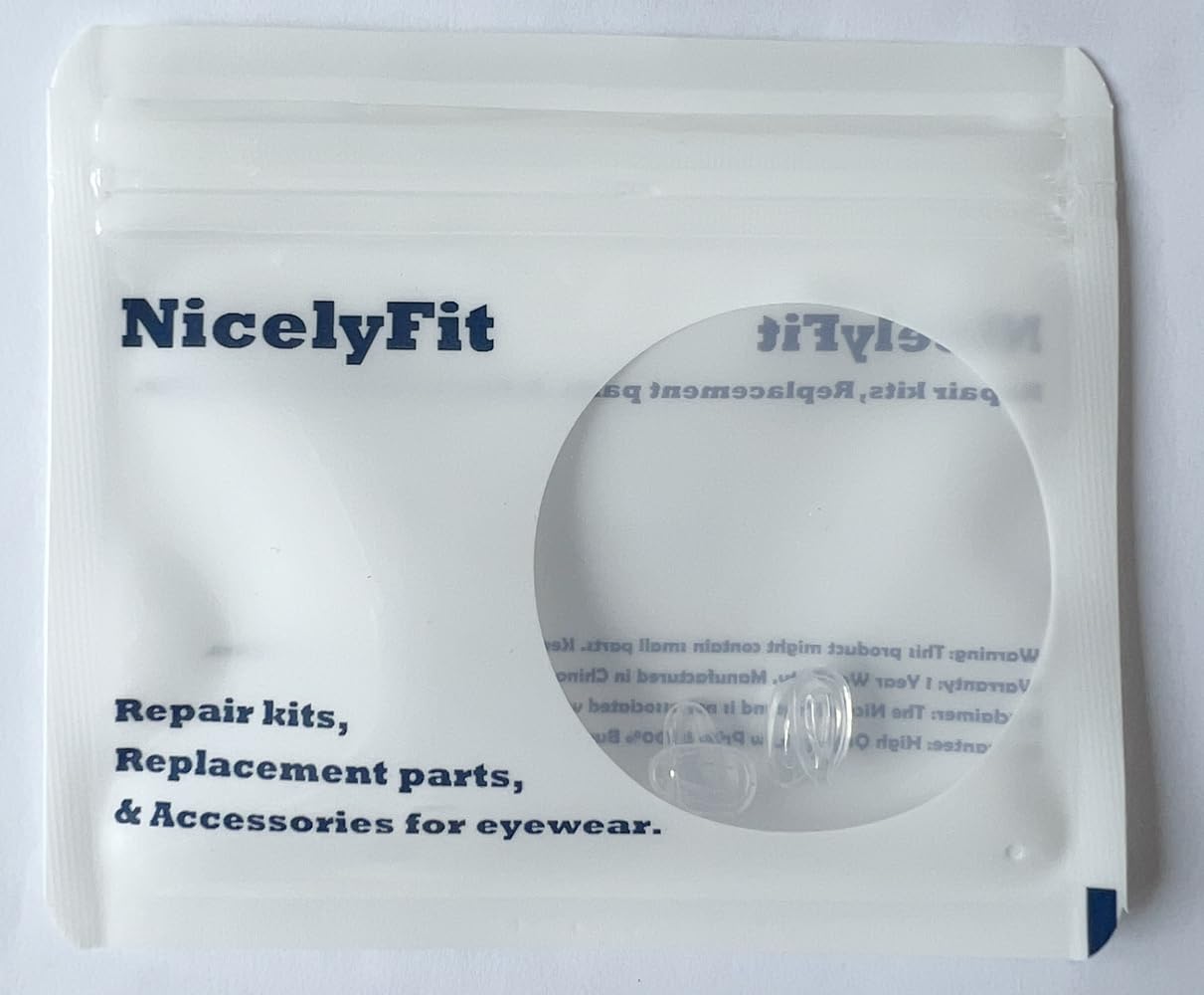 NicelyFit 2-pair nose pads with packaging for Oakley frames