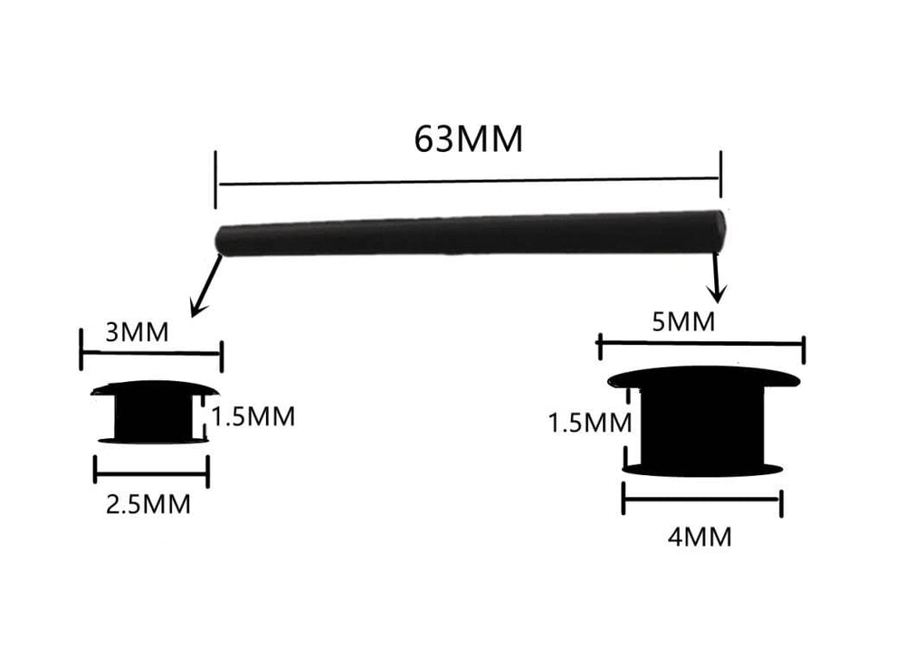 63mm length and easy installation for Oakley eyewear replacement
