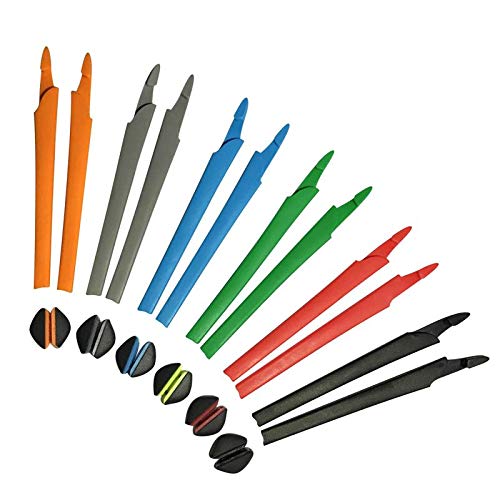 NicelyFit replacement kit for Oakley Crosslink frames including OX3149 and OX3150, black, four-piece set.