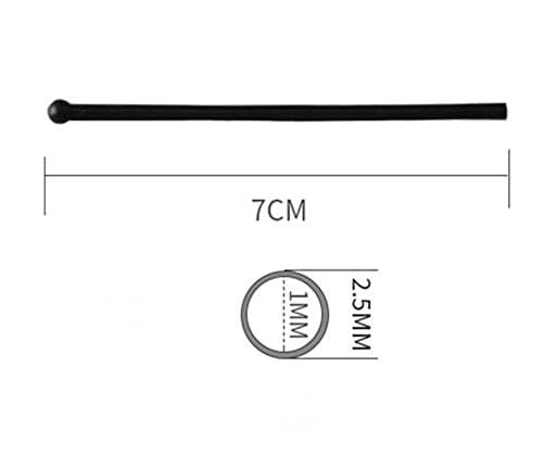 Glasses with NicelyFit ear socks installed on thin metal temples (TT004 Black)