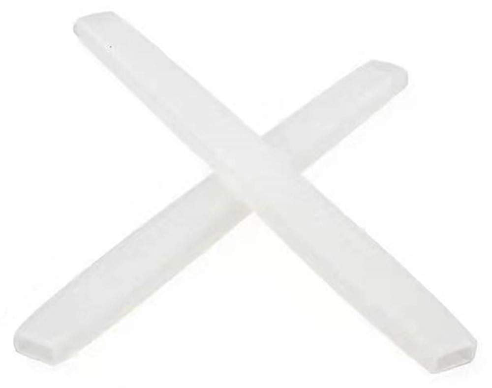 NicelyFit silicone anti-slip eyeglass end tips Milk White 1 Pair - image 1