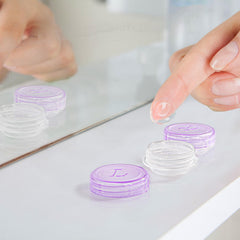 Pink Nicunom contact lens case