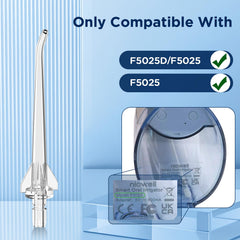 Jet tip replacement head for Nicwell/Oralfree F5025 water flosser