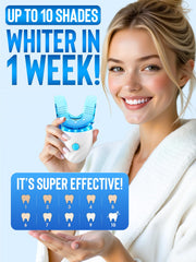 LED light accelerates whitening with 35% carbamide peroxide gel