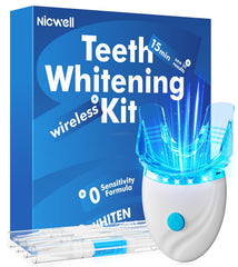 Nicwell Teeth Whitening Kit with LED light