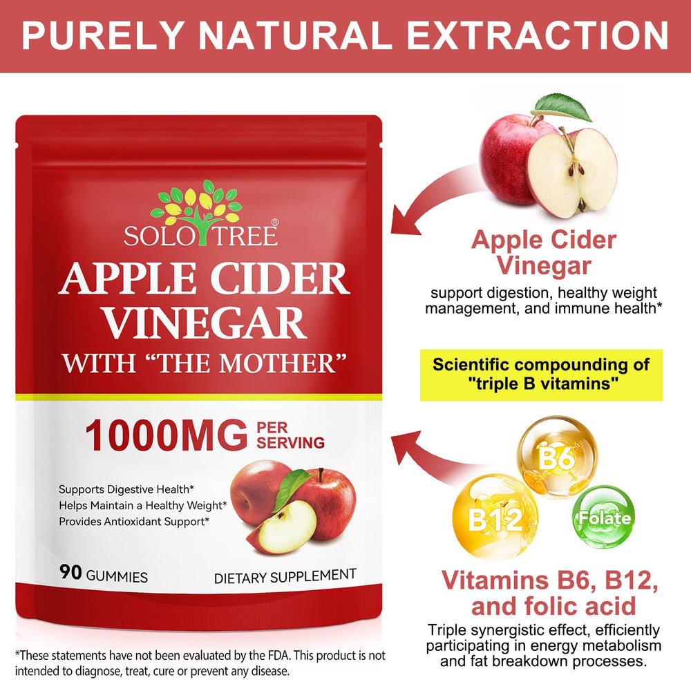 NIFEISHI ACV Gummies with Mother image highlights nutrient-rich base for digestive comfort.