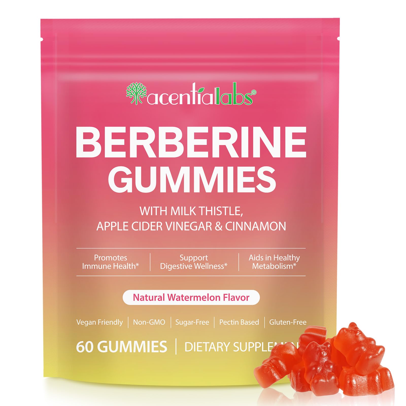 NIFEISHI Berberine Gummies Watermelon flavor bottle label